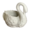 Vintage ceramic swan pot cover