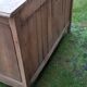 Country sideboard 2 doors 2 drawers solid oak old raw wood