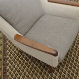 Mid-century boucle Cocktail Armchair, 1960s