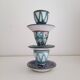 Lot de 3 coquetiers Vallauris Robert Picault