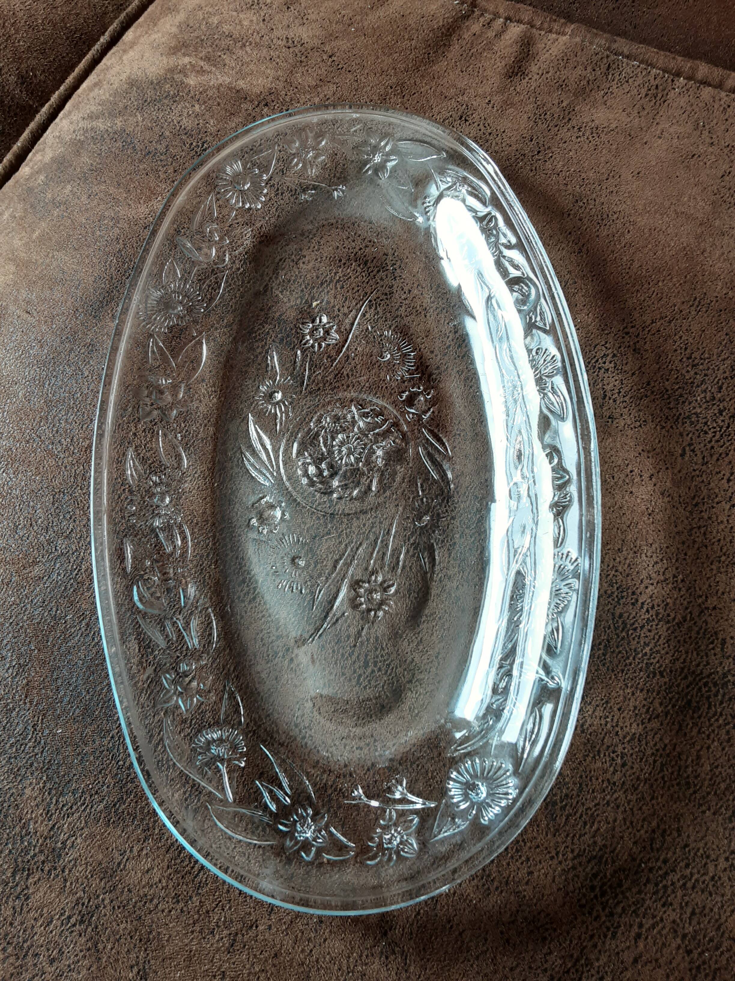 Original glass butter dish