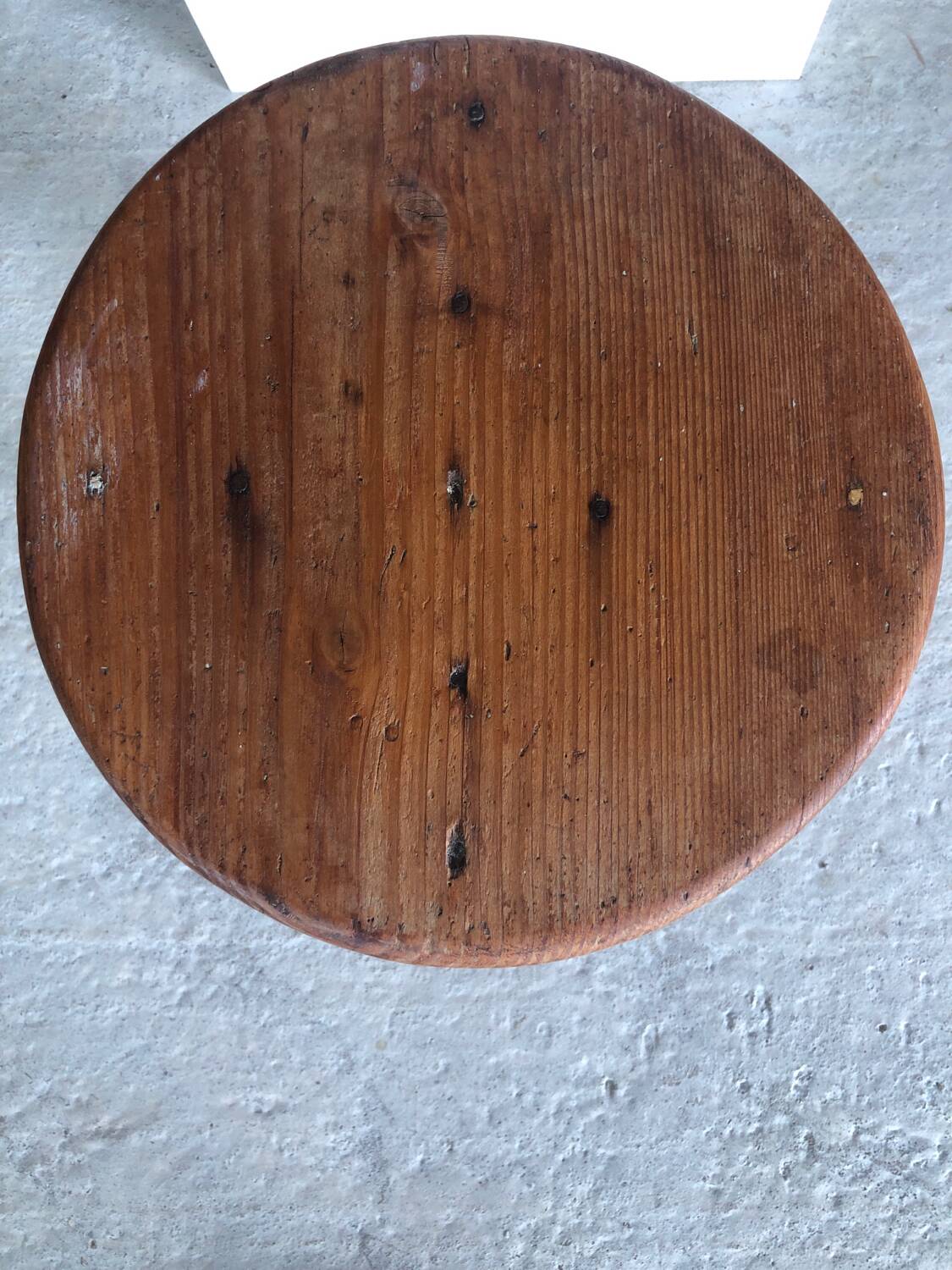 Old wooden stool