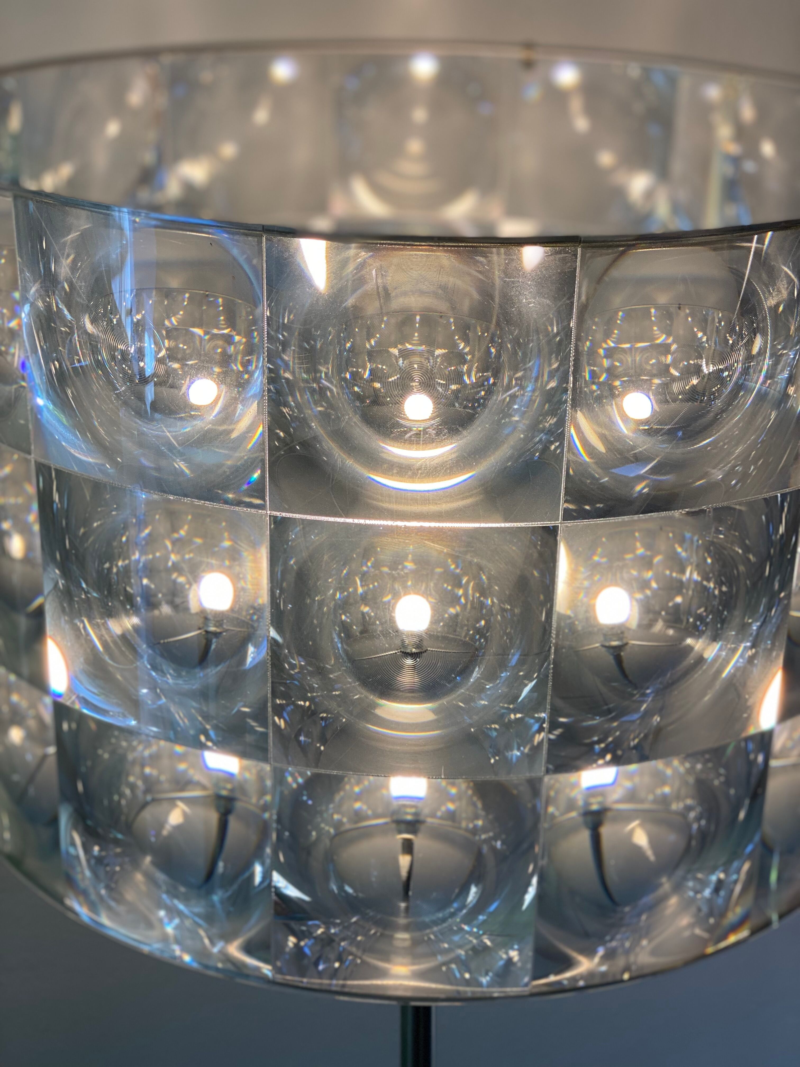 Jan de Bouvrie Madonna Lamp Base with a Lighthouse Reflective Lamp Shade