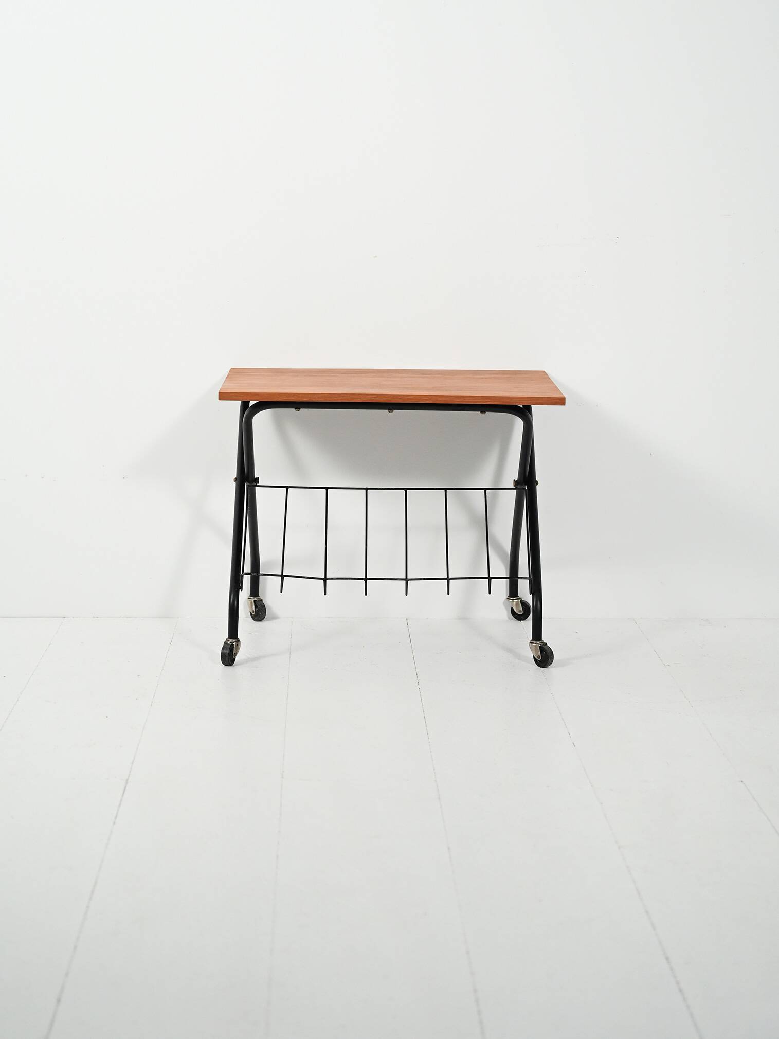 Scandinavian coffee table with magazine rack, 1960s–70s