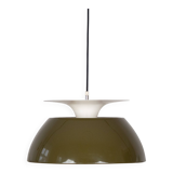 Danish vintage pendant lamp Jutlandia by Jorgen Hoj, Holmegaard, 1970s