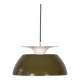 Danish vintage pendant lamp Jutlandia by Jorgen Hoj, Holmegaard, 1970s