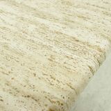 Mid Century Italian Modern Travertine Coffee Table 1970s