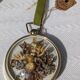 Domed frame of dried flowers