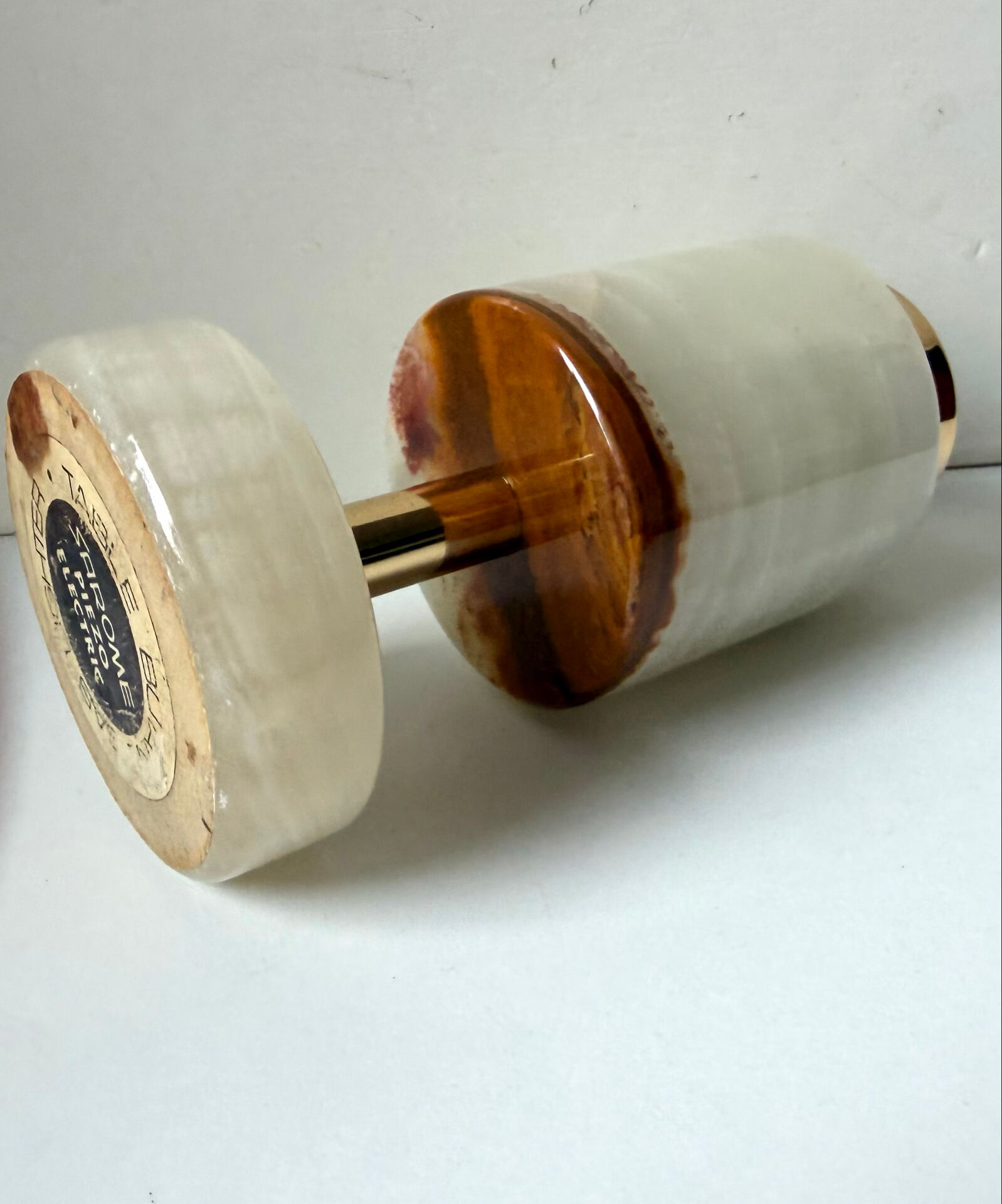 Vintage SAROME Japan Marble Onyx Table Lighter