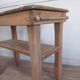 Billot de boucher ancien desserte bois
