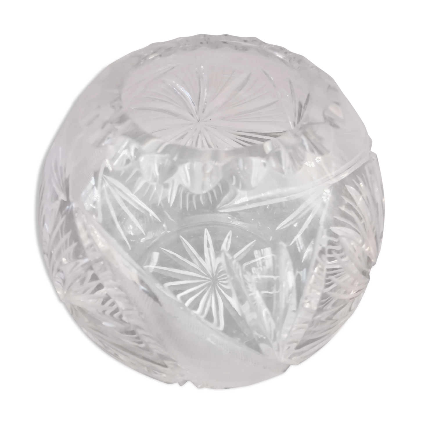 Crystal ball vase