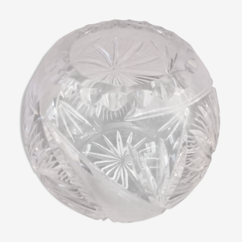 Crystal ball vase