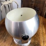 Eye Ball brushed aluminium Space Age lamp or wall light