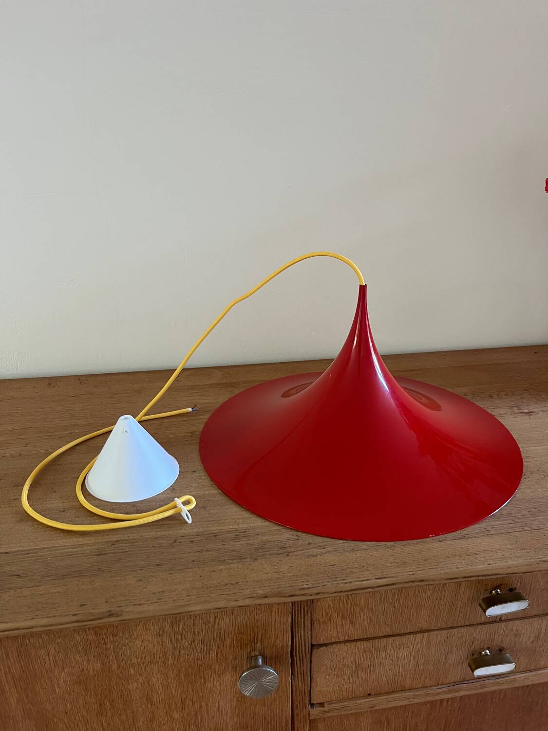 Vintage Semi pendel (47cm) - Fog & Mørup - Danish design lamp