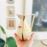 Vintage pitcher vase 50/60 modernist Poët Laval Liliane