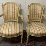 Pair Of Louis XVI Style Cabriolet Armchairs