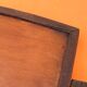 Art deco serving tray rosewood veneer / side handles