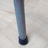 High metal and wood stool