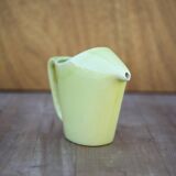 Saint Clement pitcher, modernist pitcher, yellow ceramic pitcher