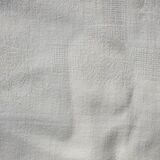 Monogrammed damask ivory tablecloth 160x145