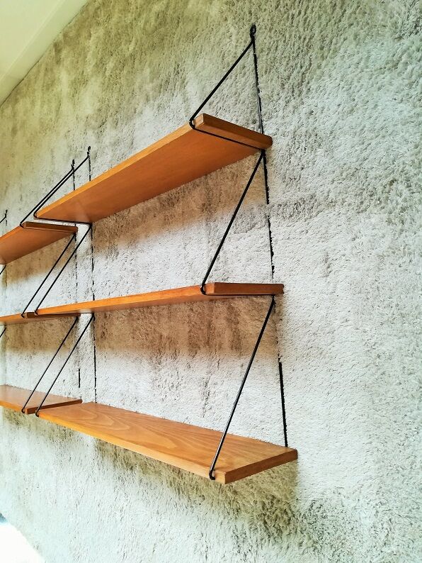 Pair of wall shelves