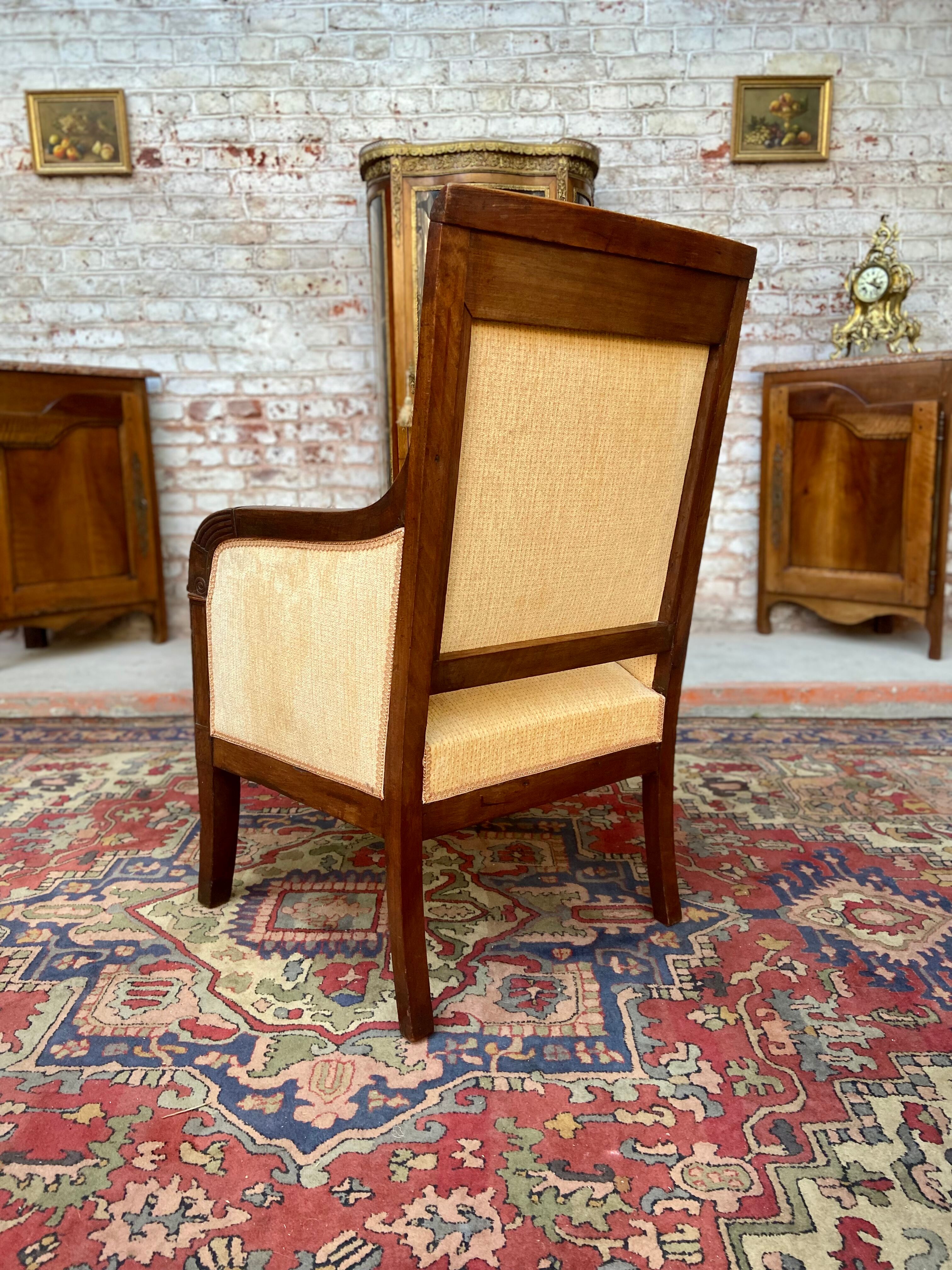 Mahogany shepherdess period empire XIX eme century