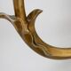 Pair of golden bronze appliques - 1950