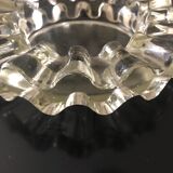 Cendrier en verre gondolé