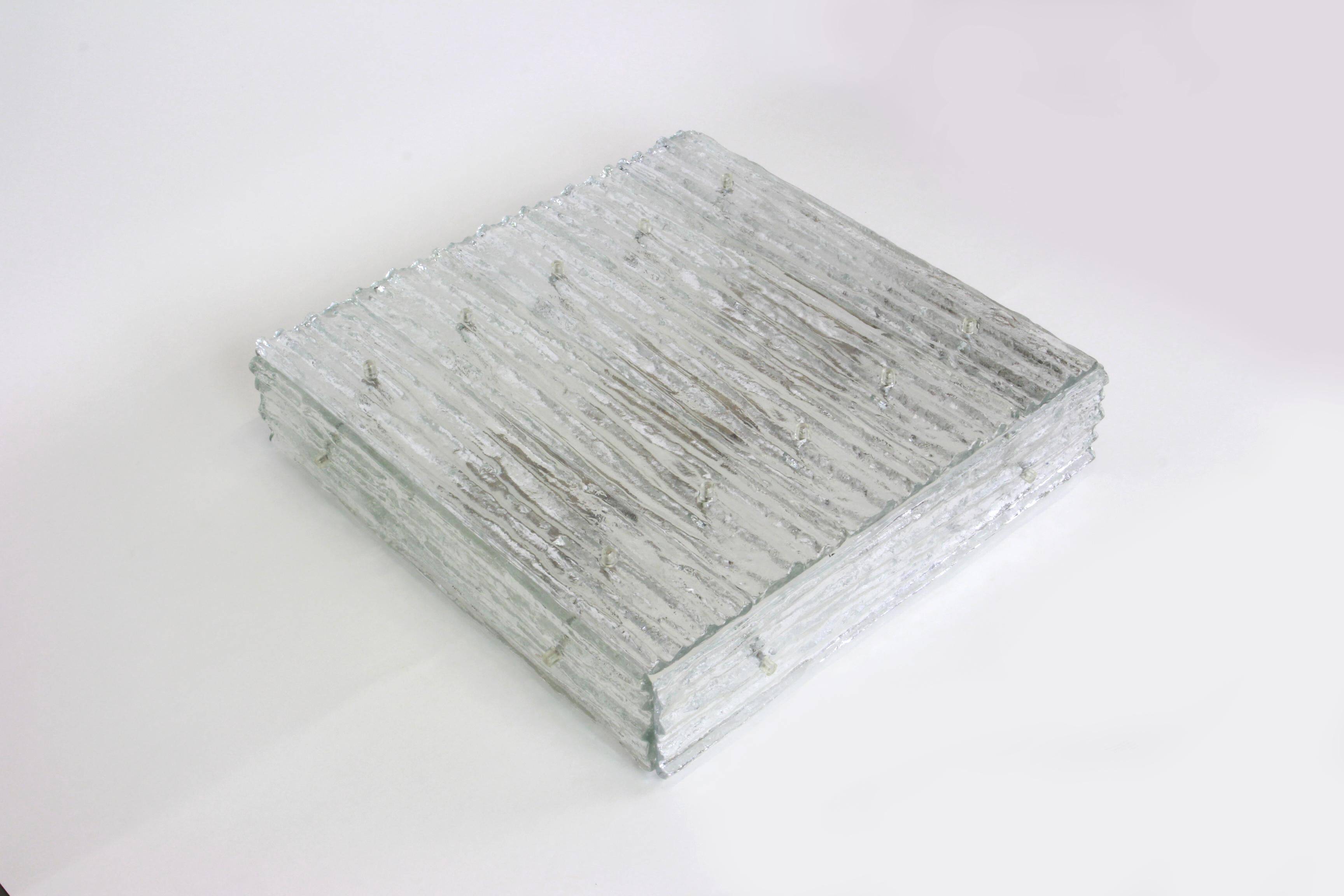 Murano glass ceiling lights by Kalmar, Austria, 1960s.