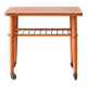 1950s coffee table on wheels