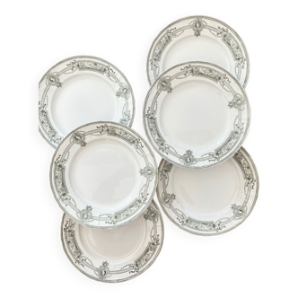 Assiettes plates terre de fer