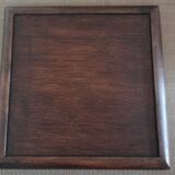 Tray in wood and woven rattan - 1st half of the 20th century