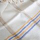 Set of 3 kitchen dishcloths, fringed dishcloths