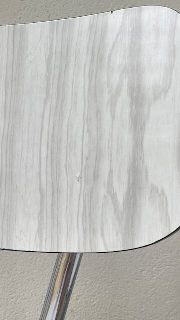 Paire chaises formica vintage