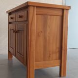Elm sideboard Maison Regain, 80's