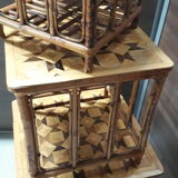 1940s marquetry nesting tables