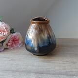 Pichet carafe en grès flammé souvenir signé rocamadour vintage