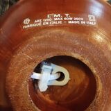 Wooden ball lamp base made in Italy