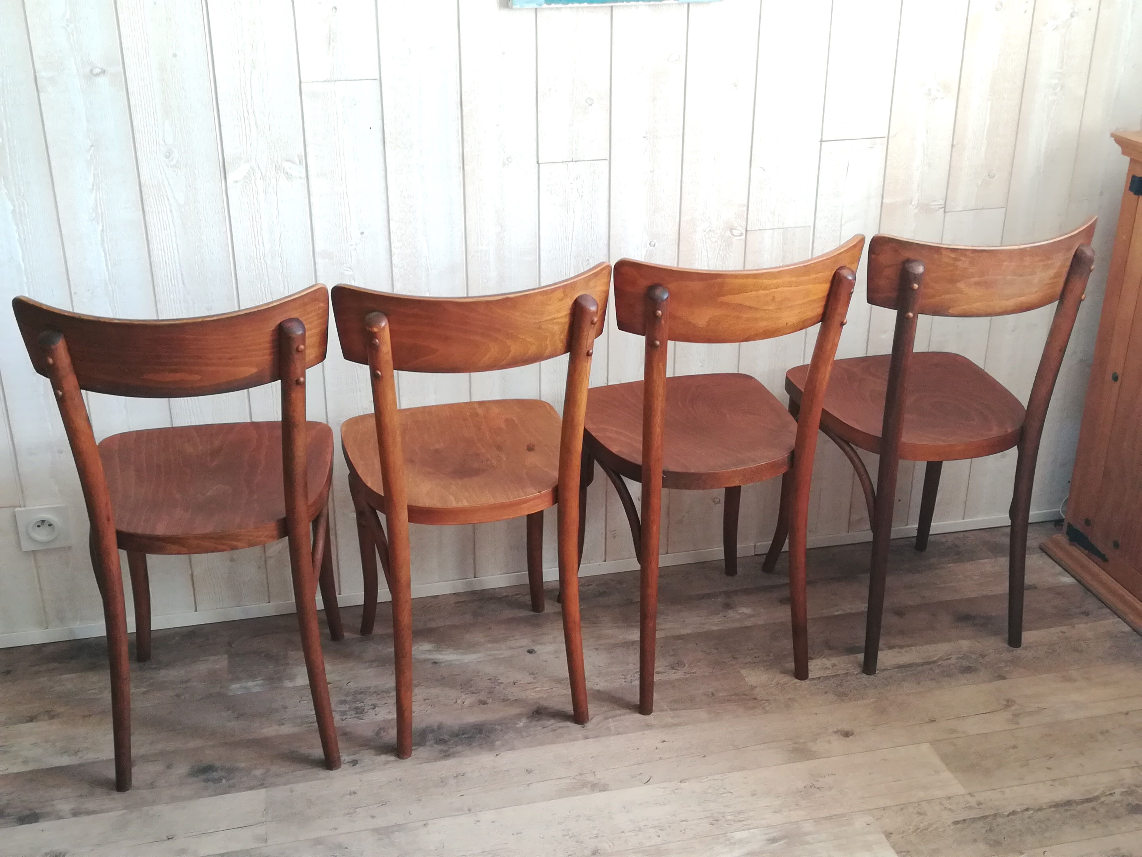 4 Thonet bistro chairs