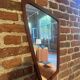 Shaped mirror with teak frame, 1960s
