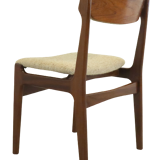 Set of 4 mid century teak chairs 'Nejede'