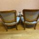 Paire de fauteuils de style Louis XV tissu moderne