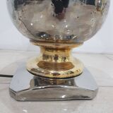 Silver-gold lamp, Italy, 1960s.