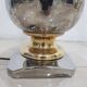 Silver-gold lamp, Italy, 1960s.