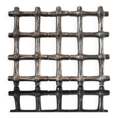 Vintage expandable bamboo-shaped trivet
