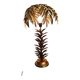 Large Palm Tree Lamp in gilded metal, late twentieth century.