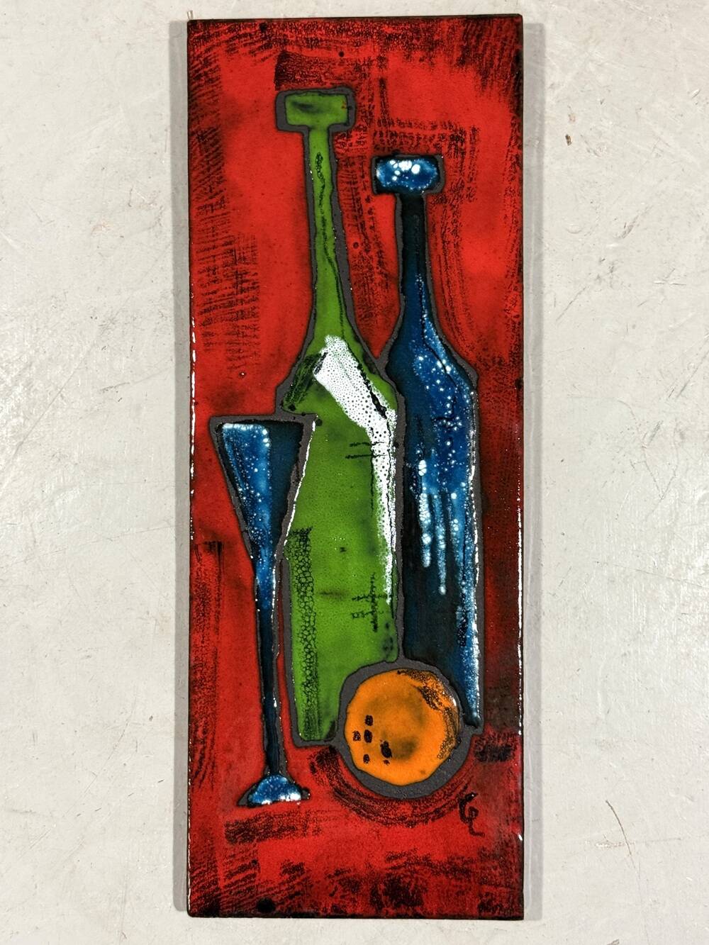 Ceramic wall decoration bottles Germany