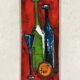 Ceramic wall decoration bottles Germany