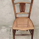 Chaise bistrot avec cannage 