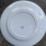 4 assiettes plates modele Gaulois, creil et montereau et Elorn, digoin sarreguemines, collector
